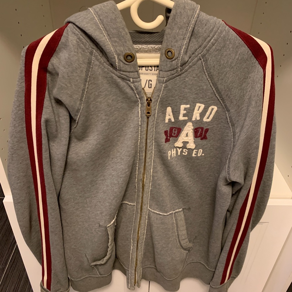Aeropostale Zip-Up Sweater